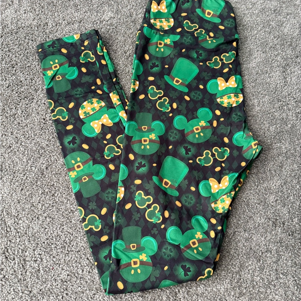 Ambrie Disney St. Patrick's Day Themed Leggings